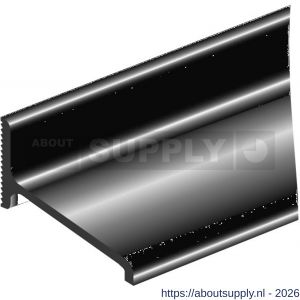 Ellen lekdorpel aluminium ALD-A135 ongeboord 500 cm - S51010047 - afbeelding 1