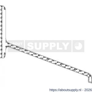 Ellen lekdorpel aluminium ALD-A135 ongeboord 500 cm - S51010047 - afbeelding 3