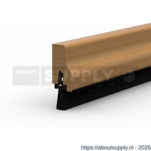 Ellen dorpelprofiel met borstel hout Authentic Wood 100 cm - S51010364 - afbeelding 1