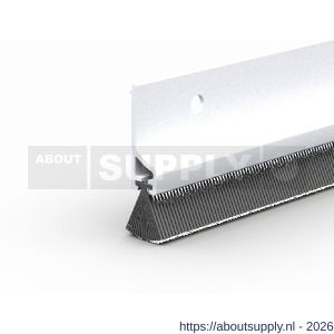 Ellen dorpelprofiel met borstel kunststof Deco wit 100 cm - S51010357 - afbeelding 1