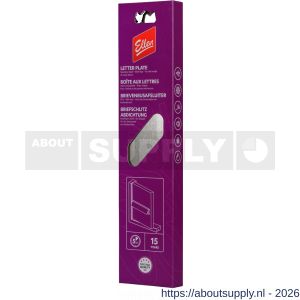 Ellen brievenbusafsluiter tochtklep Letter Plate Lid Inox - S51010420 - afbeelding 2
