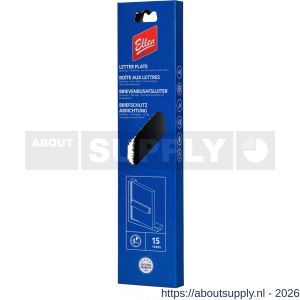 Ellen brievenbusafsluiter tochtklep Letter Plate Lid aluminium zwart - S51010419 - afbeelding 2