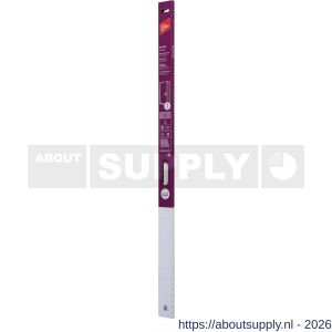 Ellen dorpelprofiel met borstel aluminium De Luxe 100 cm - S51010355 - afbeelding 2