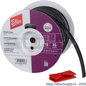 Ellen rondgaande dichting kunststof Silicon Profile 1501 SCF 25 meter - S51010346 - afbeelding 2