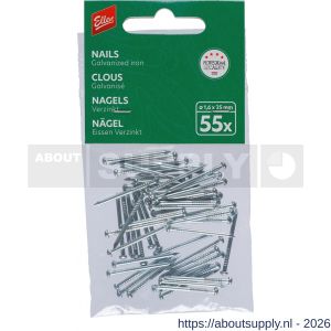 Ellen tochtstripnagel gegalvaniseerd 1.6x25 mm set 55 stuks - S51010343 - afbeelding 2