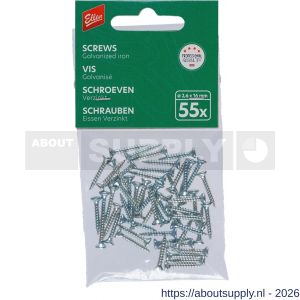 Ellen profiel schroef 2.6x16 mm set 55 stuks - S51010423 - afbeelding 1