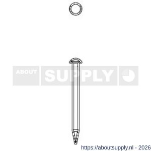 Ellen tochtstripnagel gegalvaniseerd 1.6x25 mm set 55 stuks - S51010343 - afbeelding 3