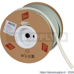 Ellen inbouwprofiel tochtband kunststof zelfklevend Weatherstrip Medium gemiddelde kier wit 2x50 m - S51010406 - afbeelding 1