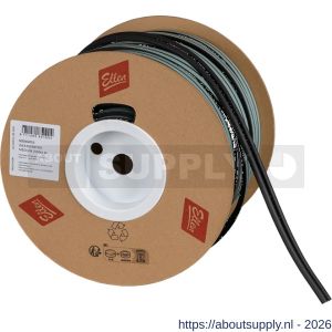 Ellen inbouwprofiel tochtband kunststof zelfklevend Weatherstrip Medium gemiddelde kier zwart 2x50 m - S51010225 - afbeelding 1