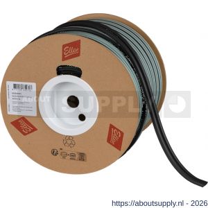 Ellen inbouwprofiel tochtband kunststof zelfklevend Weatherstrip Large grote kier zwart 2x50 m - S51010224 - afbeelding 1