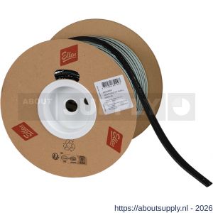 Ellen inbouwprofiel tochtband kunststof zelfklevend Weatherstrip Small kleine kier zwart 2x50 m - S51010223 - afbeelding 1