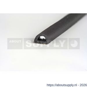 Ellen inbouwprofiel tochtband kunststof zelfklevend Weatherstrip Large grote kier zwart 2x50 m - S51010224 - afbeelding 2