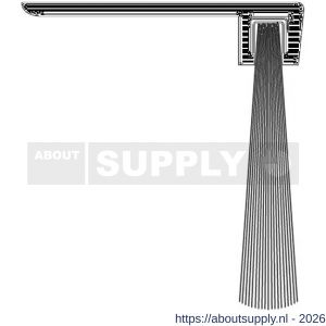 Ellen dorpel tochtprofiel met borstel aluminium IBS-90-36 100 cm - S51010128 - afbeelding 3