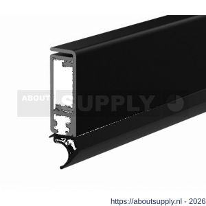 Ellen opbouw tochtprofiel aluminium ASP deurset - S51010445 - afbeelding 1