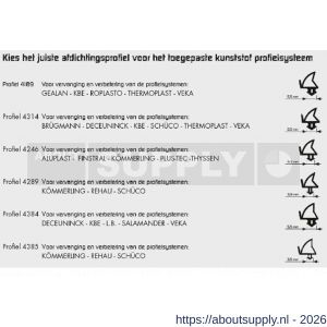 Ellen renovatieprofiel siliconen 4314 25 m - S51010019 - afbeelding 3