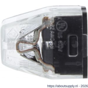 Q-Link lasklem 8-polig 8-gaats 8x1.0 2.5 mm2 transparant-grijs set 25 stuks - S50401102 - afbeelding 3