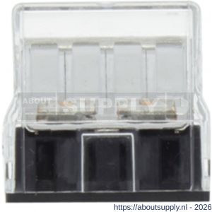 Q-Link lasklem 8-polig 8-gaats 8x1.0 2.5 mm2 transparant-grijs set 25 stuks - S50401102 - afbeelding 4