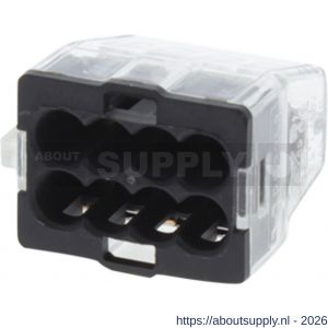 Q-Link lasklem 8-polig 8-gaats 8x1.0 2.5 mm2 transparant-grijs set 25 stuks - S50401102 - afbeelding 6