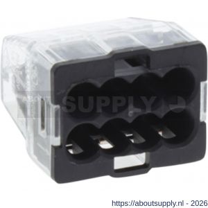 Q-Link lasklem 8-polig 8-gaats 8x1.0 2.5 mm2 transparant-grijs set 25 stuks - S50401102 - afbeelding 7