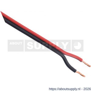 Q-Link luidsprekersnoer 2x0,75 mm2 100 m rood-zwart - S50402091 - afbeelding 1
