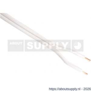 Q-Link tweelingsnoer zwakstroom tot 42 volt 2x0,75 mm2 350x1 m wit - S50402092 - afbeelding 1