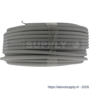Q-Link installatiebuis Flexiplus slagvast diameter 5/8 inch 100 m grijs voorbedraad - S50401017 - afbeelding 3