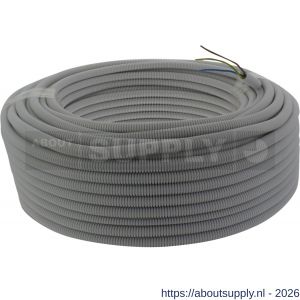 Q-Link installatiebuis Flexiplus slagvast diameter 5/8 inch 100 m grijs voorbedraad - S50401017 - afbeelding 4