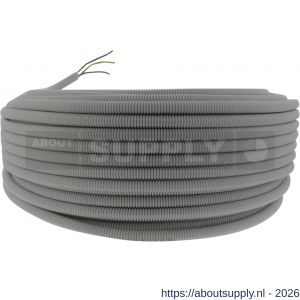 Q-Link installatiebuis Flexiplus slagvast diameter 5/8 inch 100 m grijs voorbedraad - S50401017 - afbeelding 5