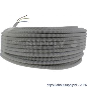 Q-Link installatiebuis Flexiplus slagvast diameter 5/8 inch 100 m grijs voorbedraad - S50401017 - afbeelding 7