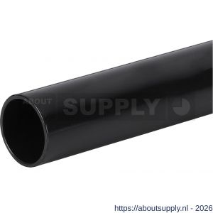 Pipelife installatiebuis diameter 5/8 verhoogd slagvast low frictIon 4 m PVC zwart - S50401994 - afbeelding 1