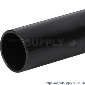 Pipelife installatiebuis diameter 3/4 verhoogd slagvast low frictIon 4 m PVC zwart - S50401995 - afbeelding 1