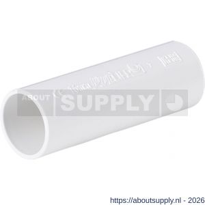 Pipelife sok diameter 5/8 PVC wit - S50402010 - afbeelding 1