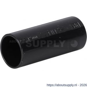 Pipelife sok diameter 3/4 PVC zwart set 3 stuks - S50402013 - afbeelding 1