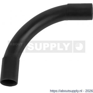 Pipelife bocht diameter 3/4 19 mm PVC zwart set 3 stuks - S50402443 - afbeelding 1
