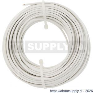 Q-Link tweelingsnoer zwakstroom tot 42 V 2x0,75 mm2 20 m wit - S50401075 - afbeelding 2