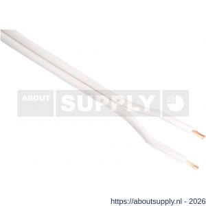 Q-Link tweelingsnoer zwakstroom tot 42 V 2x0,75 mm2 20 m wit - S50401075 - afbeelding 1