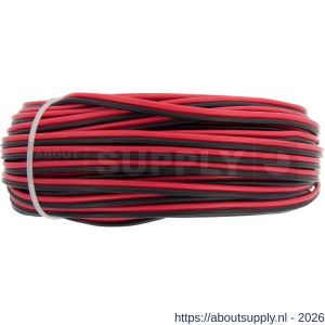 Q-Link luidsprekersnoer 2x0,75 mm2 25 m rood-zwart - S50401074 - afbeelding 4