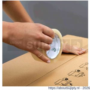 Duck verpakkingstape 48 mm x 66 m transparant - S50402409 - afbeelding 2