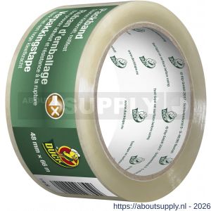 Duck verpakkingstape 48 mm x 66 m transparant - S50402409 - afbeelding 1