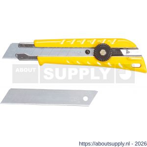Olfa afbreekmes groot kunststof set l-1 18 mm met 2 reserve messen - S50400846 - afbeelding 1