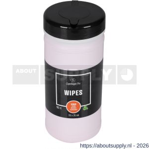 Copenhagen Pro Wet Wipes Eco Ultra Scrub reinigingsdoekjes in dispenser set 100 stuks - S50402384 - afbeelding 1