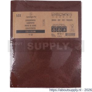 Copenhagen Pro schuurpapier droog K60 set 50 vel - S50401926 - afbeelding 2