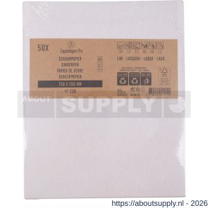 Copenhagen Pro schuurpapier lak K220 set 50 vel - S50401936 - afbeelding 2