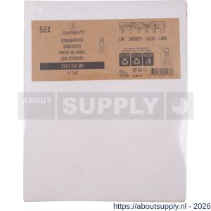 Copenhagen Pro schuurpapier lak K240 set 50 vel - S50401937 - afbeelding 2