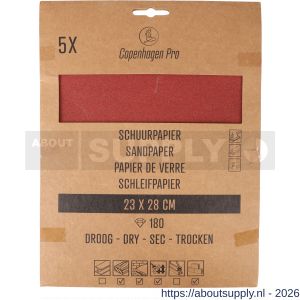 Copenhagen Pro schuurpapier droog K400 set 5 vel - S50401942 - afbeelding 2