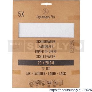Copenhagen Pro schuurpapier lak K220 set 5 vel - S50401959 - afbeelding 2