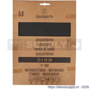 Copenhagen Pro schuurpapier waterproof K180 set 5 vel - S50401962 - afbeelding 2