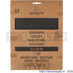 Copenhagen Pro schuurpapier waterproof K280 set 5 vel - S50401963 - afbeelding 2