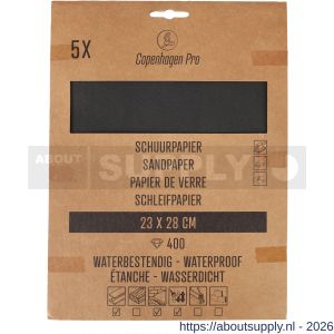 Copenhagen Pro schuurpapier waterproof K400 set 5 vel - S50401964 - afbeelding 2
