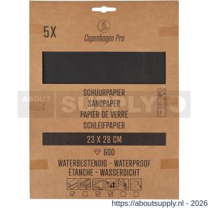Copenhagen Pro schuurpapier waterproof K600 set 5 vel - S50401965 - afbeelding 2